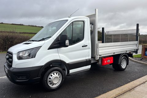 Ford Transit 350 Drw L2 130 ps Single Cab Dropside Truck - Tail Lift - Tow Axle 1