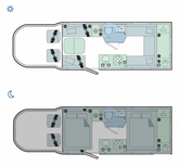 Bailey Adamo 75-4DL 6 Berth|4 Belt|Rear Lounge|Bathroom|Kitchen 2