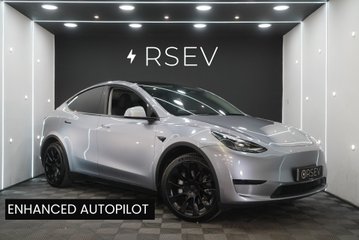 Tesla Model Y LONG RANGE RWD Enhanced Autopilot Quicksilver 20" Alloys Hardware 4 (AI 4)