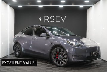 Tesla Model Y PERFORMANCE AWD Midnight Silver GROK AI Assistant 21" Alloys One Owner VATQ