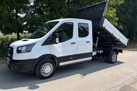 Ford Transit 350 Drw L3 130 ps Crew Cab Tipper - Air Con 1