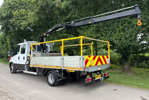 Iveco Daily 70C18D Double Cab Dropside with Hiab Crane - Air Con 6