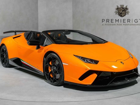 Lamborghini Huracan LP 640-4 PERFORMANTE SPYDER. LAMBO WARRANTY. ARANCIO BOREALIS. FULL PPF. 
