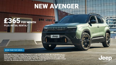 Meet Jeep at Glenford. Iconic, Electrified, Unstoppable