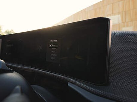 Image of the display in the Kia EV6.