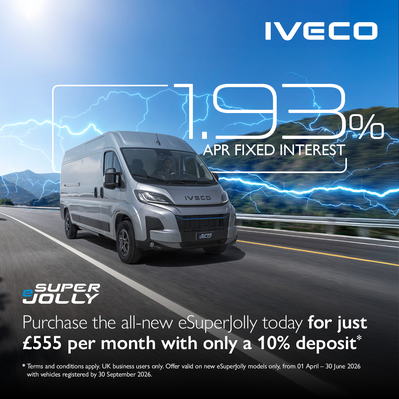 The all-new Iveco eSuperJolly, from £555 a month