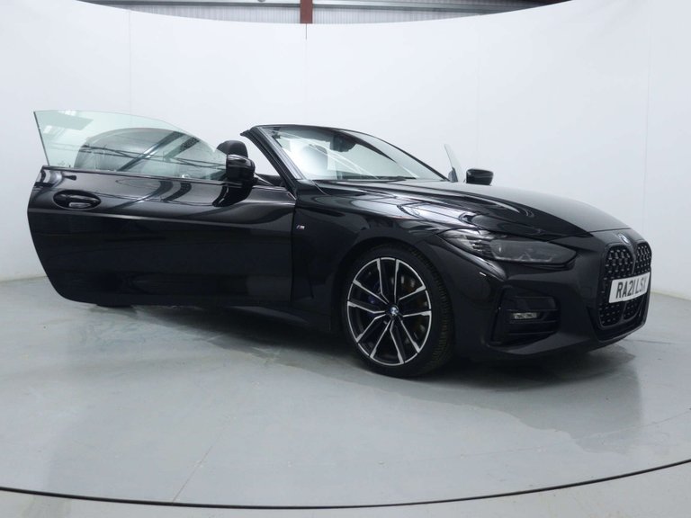 BMW 4 SERIES 2021 2.0 420I M SPORT CONVERTIBLE 2DR PETROL AUTO EURO 6 S...