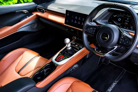 Lotus Emira V6 FIRST EDITION. FULL LSH. 6-SPEED MANUAL. BLACK PACKAGE. KEF SOUND SYSTEM 11