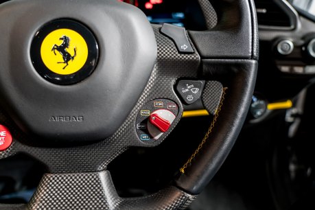 Ferrari 488 Pista WARRANTY. HISTORIC PAINTWORK. CARBON FIBRE INT & EXT. LIFT. CARPLAY. 37
