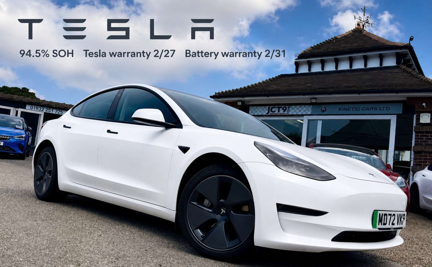 Tesla Model 3 listing photo
