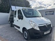 Vauxhall Movano F3500 L3 125 ps Crew Cab Tipper - Air Con - Euro 6 1