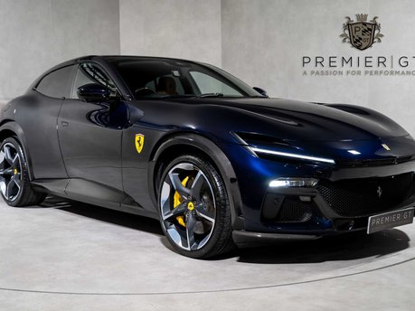 Ferrari Purosangue ATELIER. EXTENSIVE CARBON FIBRE. PAINTED SHIELDS. PASSENGER DISPLAY. P/ROOF