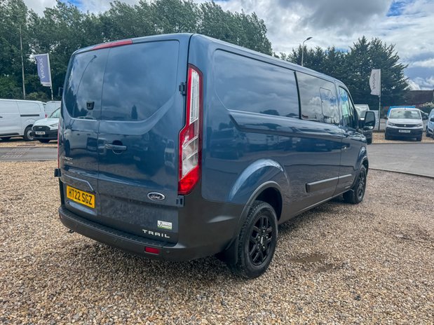 Ford Transit Custom Crew Cab LWB L2H1 Low Roof Trail 320 Air Con Alloys Sensors Cam EURO 6 7