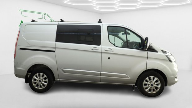 Ford Transit Custom Crew Cab AUTO SWB L1H1 Low Roof Limited 320 Air Con Alloys Sensors Cam EURO 3