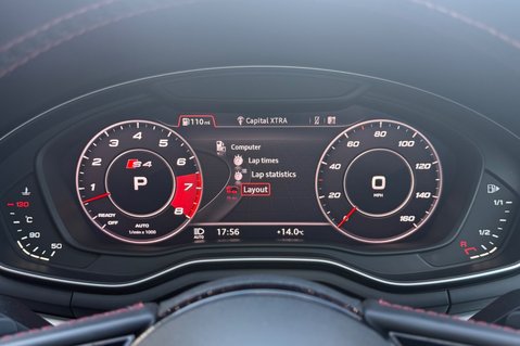 Audi S4 S4 TFSI QUATTRO - COMFORT & SOUND PACK -APPLE CAR PLAY -MAGMA RED LEATHER 45