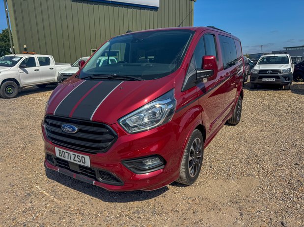 Ford Transit Custom Crew Cab AUTO SWB L1H1 Low Roof Sport 320 Nav Sensors Air Con Alloys EURO 6 3