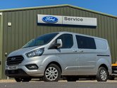 Ford Transit Custom Crew Cab SWB L1H1 Low Roof Limited 300 Air Con Alloys Sensors Cam EURO 6 2
