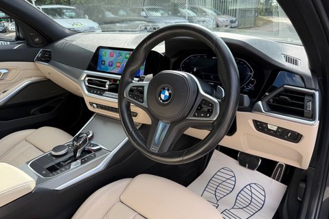 BMW 3 Series 330E M SPORT - OYSTER LEATHER -PRO & TECH PACKS - H/K -HUD - SUNROOF 14