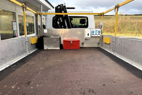 Vauxhall Movano L3H1 R3500 Dropside Truck with Hiab T-HIDUO 013 15