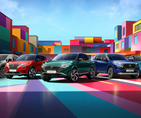 Image of Nissan car range.