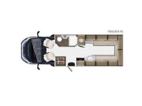 Auto-Trail Tracker 2 Berth|2 Belt|Rear lounge|Large Bathroom|TV