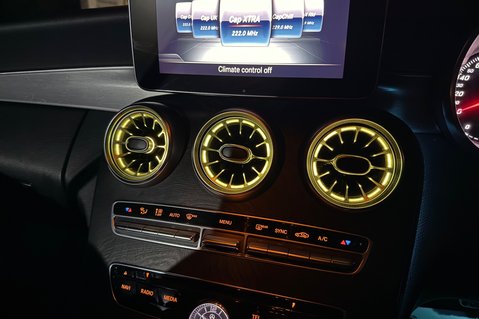 Mercedes-Benz C Class C 220 D AMG LINE PREMIUM PLUS - SELENITE GREY WITH CRANBERRY LEATHER 82