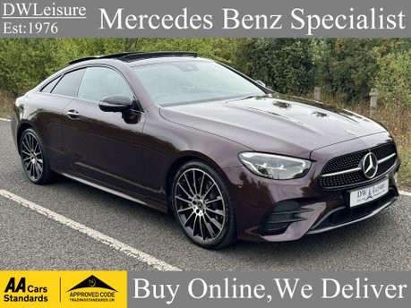 Mercedes-Benz E Class E220 D AMG Line Night Edition Premium Plus Coupe Auto Diesel PAN ROOF/NAV
