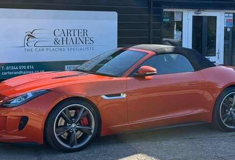 Jaguar F-Type 5.0 V8 S Convertible 2dr Petrol Auto Euro 5 (s/s) (495 ps)