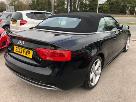 Audi A5 2.0 TDI S LINE S/S convertible just 66,000m 1 owner, good history £165 tax 8