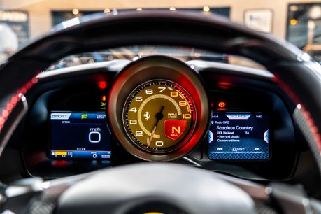 Ferrari F8 Tributo FULL PPF. FULL CARBON FIBRE INTERIOR PACKAGE. PASSENGER DISPLAY. 23