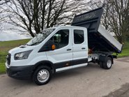 Ford Transit 350 Drw L3 130 ps Crew Cab Tipper - Air Con - Ex MOD 1