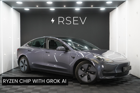 Tesla Model 3 LONG RANGE AWD One Owner RYZEN Now with GROK AI Adaptive LEDs Pano Roof   