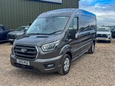 Ford Transit LWB L3H2 Med Roof Limited 350 Air Con Alloys Camera Nav Sensors EURO 6 2