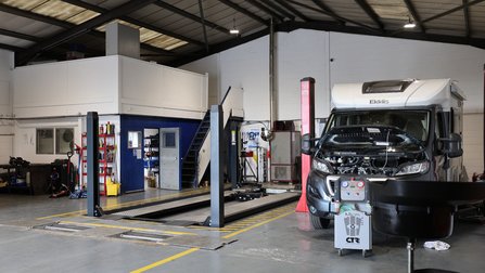 MOT test for motorhomes in Hailsham at AMC Motorcaravans