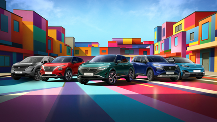 Image of Nissan car range.