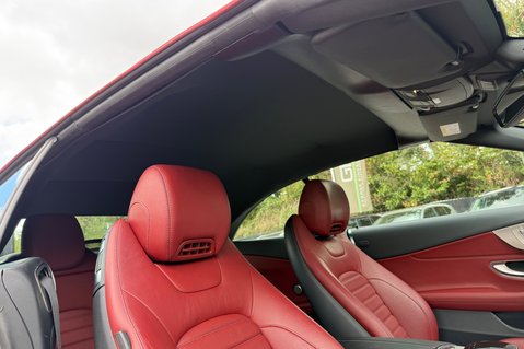 Mercedes-Benz C Class C 220 D AMG LINE PREMIUM PLUS - SELENITE GREY WITH CRANBERRY LEATHER 23