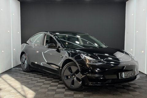 Tesla Model 3 Long Range RWD Solid Black Ryzen GROK AI Black Interior One Owner VAT Q 