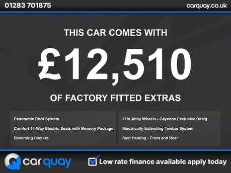 Porsche Cayenne 3.0 Cayenne V6 Auto 4WD 5dr 8