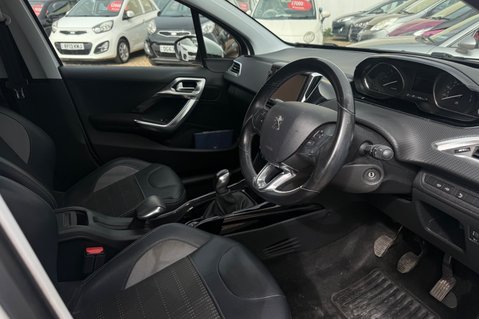 Peugeot 2008 BLUE HDI ALLURE…8 SERVICES JUST £20 R/TAX..SAT NAV..CRUISE..A.CON..1/2 LEAT 9