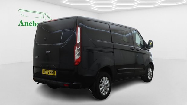 Ford Transit Custom Crew Cab AUTO SWB L1H1 Low Roof Limited 320 Air Con Alloys Sensors Cam EURO 4