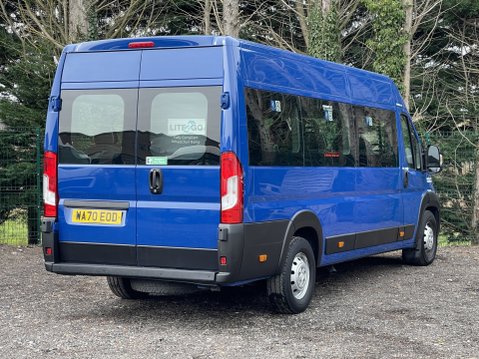 Peugeot Boxer 440 L4H2 17 seat Lightweight NON-D1 minibus w/full ramp, sensors, ULEZ. 10
