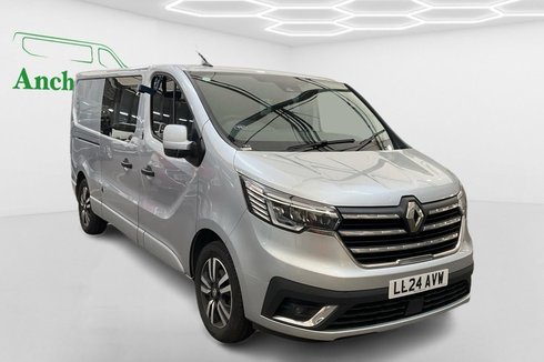 Renault Trafic Crew Cab AUTO LWB L2H1 Low Roof Sport LL30 Air Con Alloys Sensors EURO 6