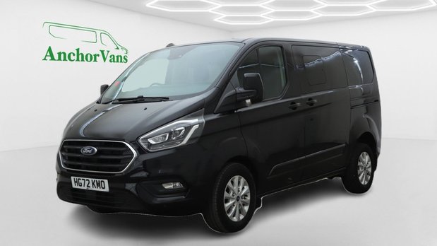 Ford Transit Custom Crew Cab AUTO SWB L1H1 Low Roof Limited 320 Air Con Alloys Sensors Cam EURO 1