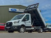 Ford Transit Tipper MWB L2 Leader 350 AIR CON Dual Rear Wheel Camera Tow Bar EURO 6 1