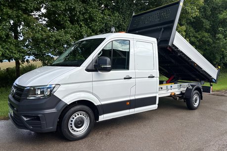 Volkswagen Crafter CR35 Startline 140 ps Tdi Utility Cab Tipper - Air Con & Sat Nav