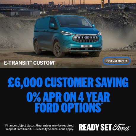 All-Electric Ford E-Transit Custom