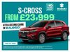SUZUKI S-CROSS £4,050 CUSTOMER SAVING