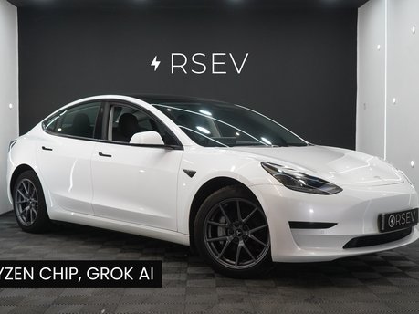 Tesla Model 3 Standard Range Plus Ryzen Chip GROK AI LFP Battery Heat Pump 1 Owner VatQ