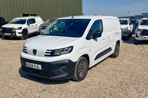 Peugeot Partner LWB L2H1 Low Roof Asphalt Air Con Sensors Cam EURO 6