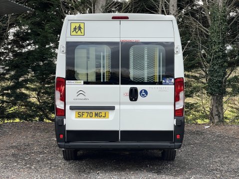 Citroen Relay 40 L4H2 17seat Flexilite minibus with mesh ramp, sensors. Euro 6. Non-D1. 12